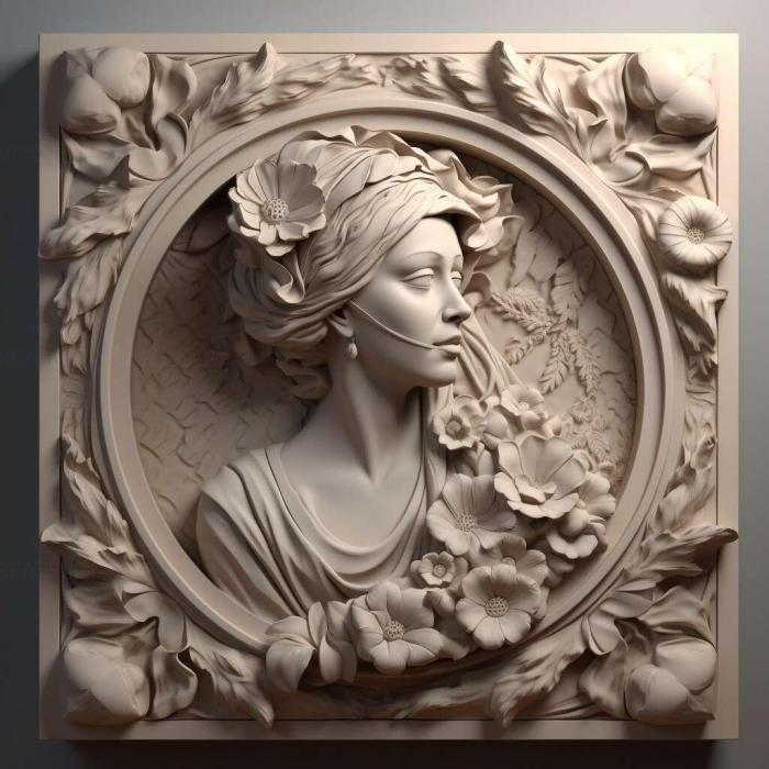 نموذج ثلاثي الأبعاد لآلة CNC 3D Art 